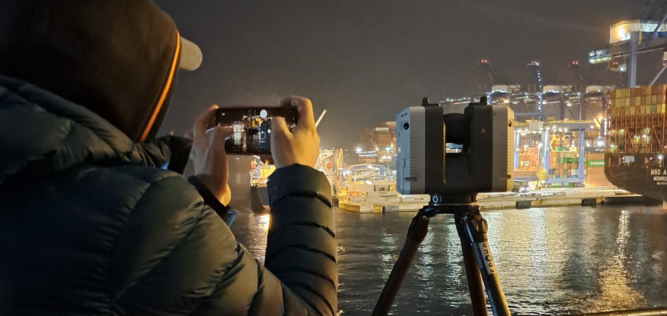 3d laser scanning on a vessel - BIMING