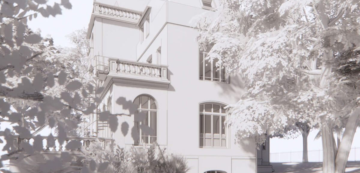 Rustic Villa BIM model